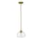 Z-Lite Amon 1 Light Mini Pendant, Satin Gold And Clear Seedy 722MP-SG - alternate 7
